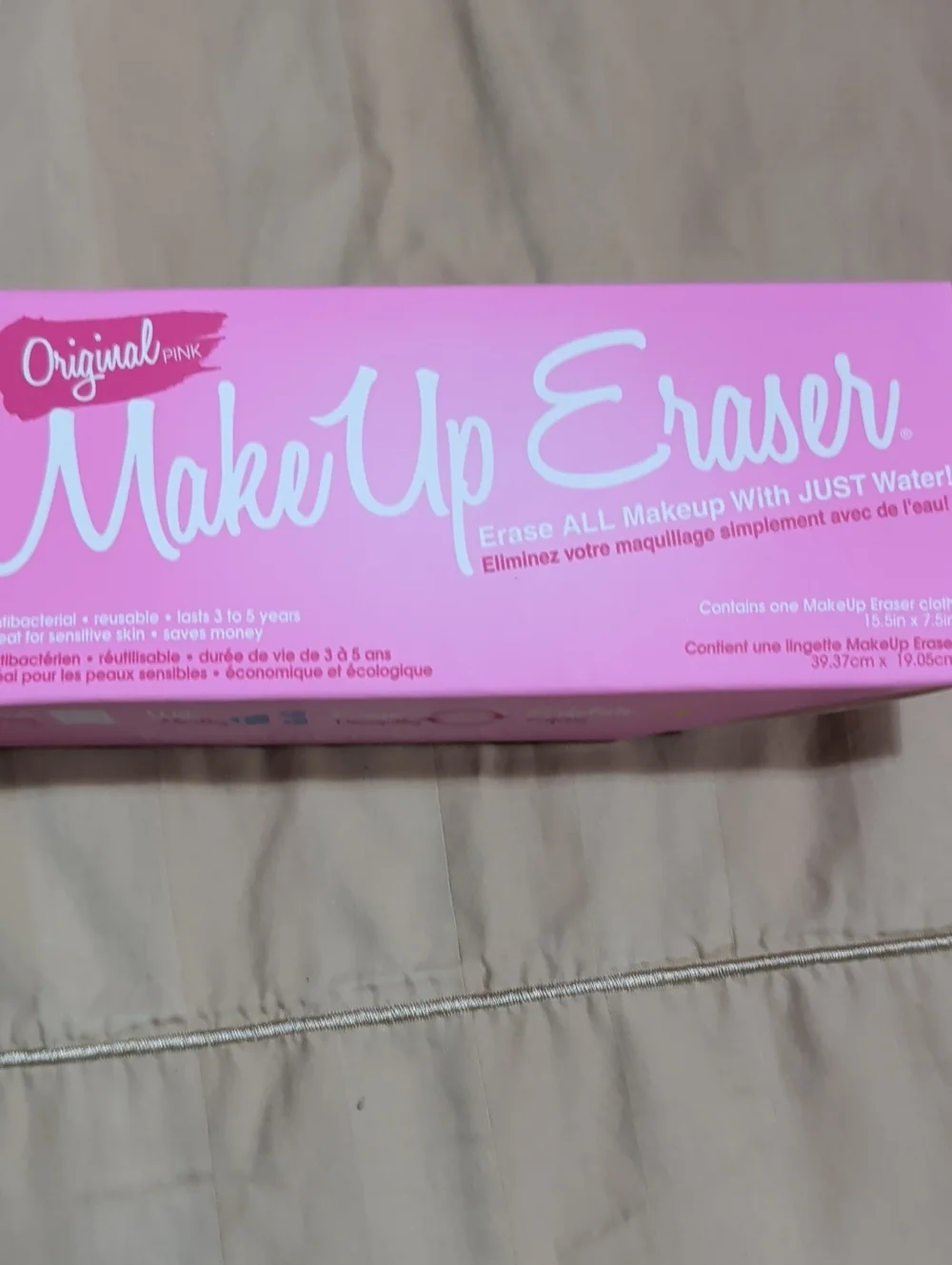 Original MakeUp Eraser Pink Makeup Remover Cloth
